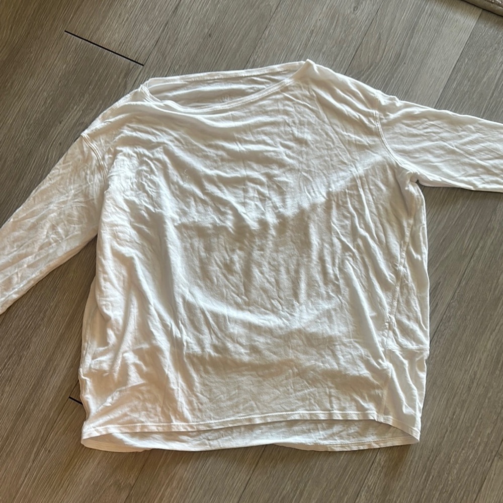 Lululemon Back in Action White Top
